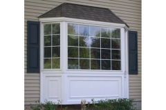 Bay window with a panel- East Handover, NJ- Lifetime Alluminum